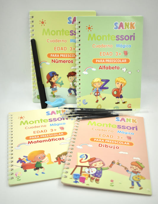 Kit Libros de caligrafia Montessori
